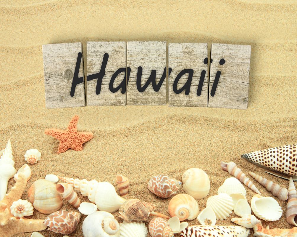 Hawaii on wooden board -hawaii travel experience